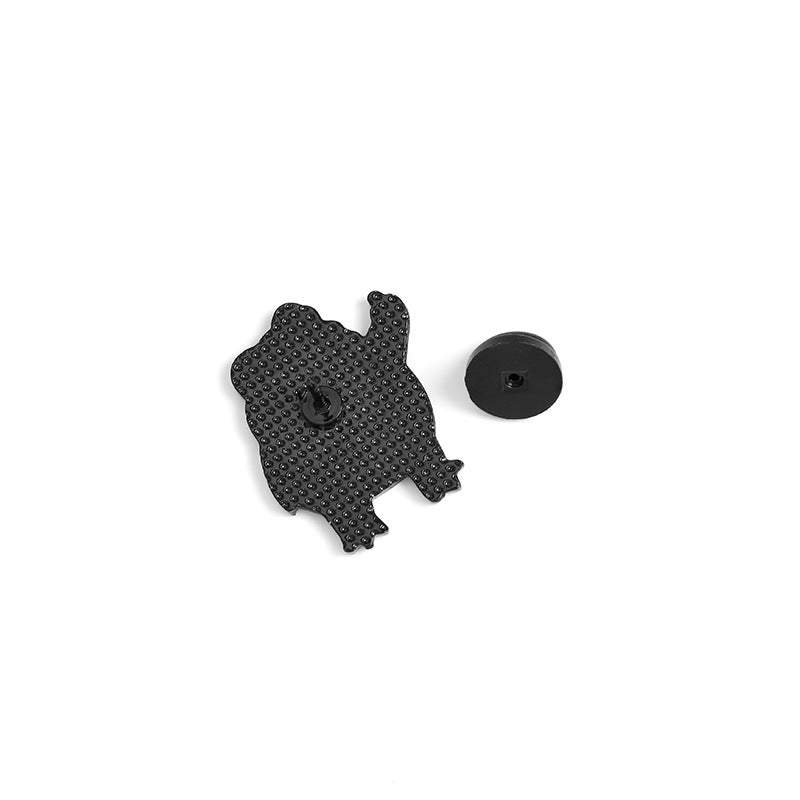Best-Selling Cute Cartoon Frog Enamel Pin | Creative Gesture Style Alloy Dripping Oil Brooch | Apparel Clothing Accessories Wholesale
