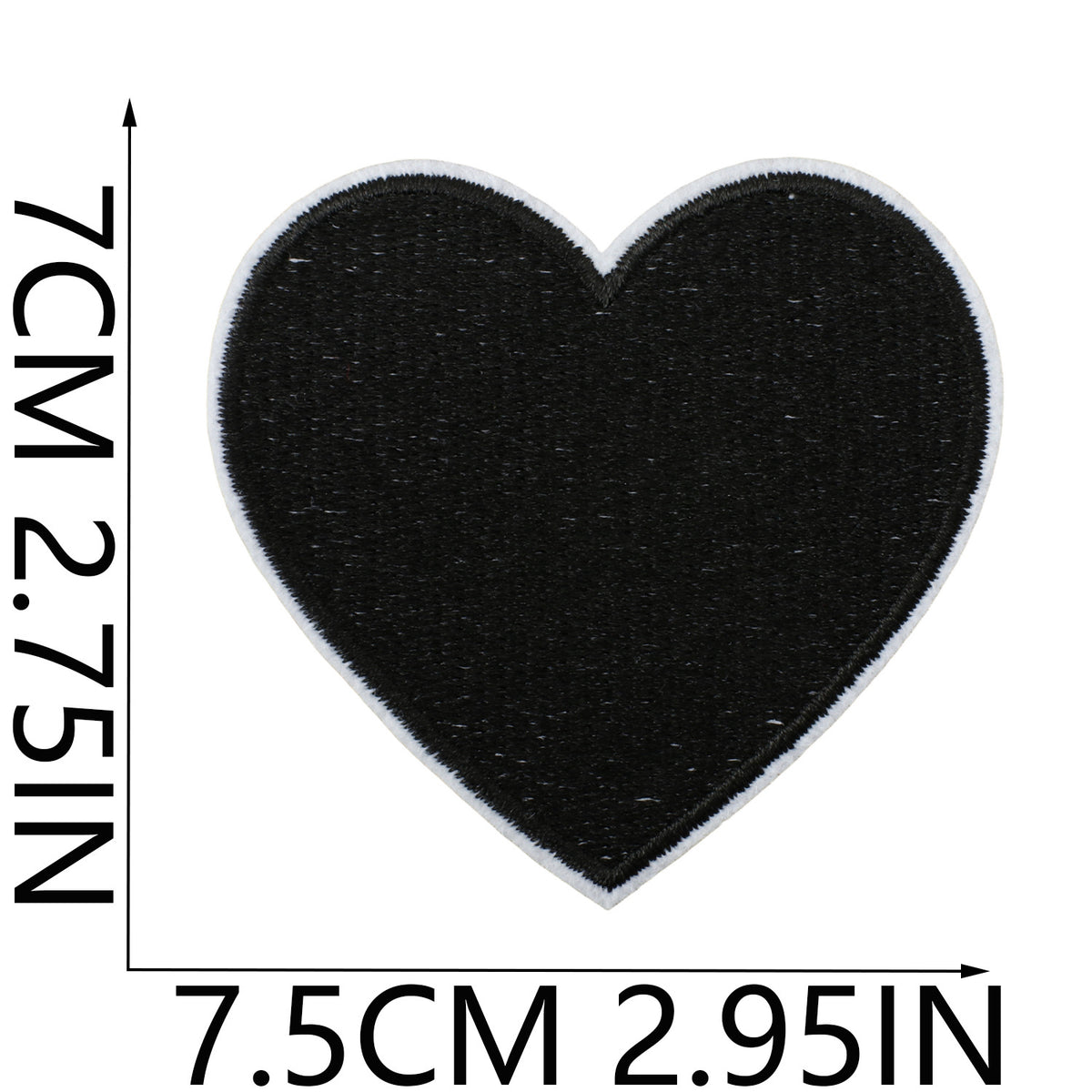 Game Day Denim Embroidered Iron-On Patch