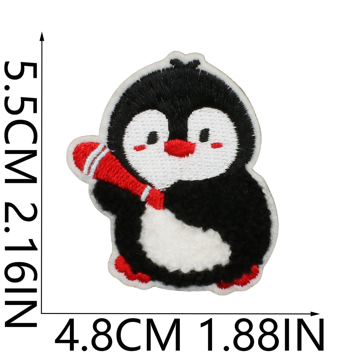 Iron-On Cute Penguin Embroidered Patch
