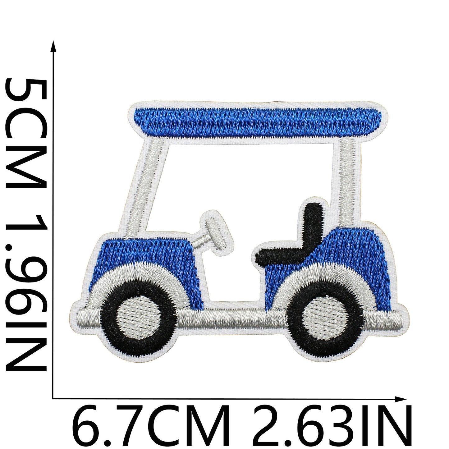 Iron-On Exquisite Golf Clubs & Sports Embroidery Patch