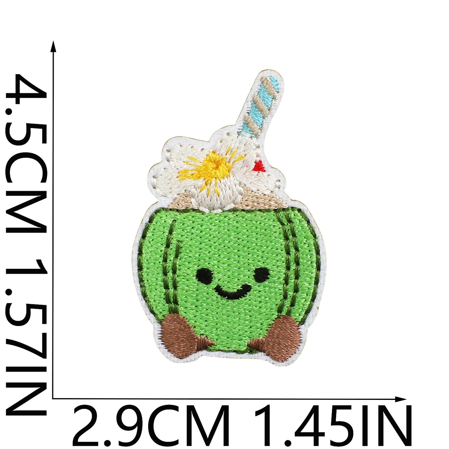 Iron-on Cute Food Embroidered Patch