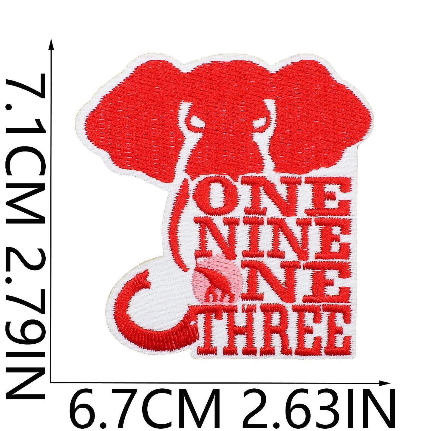 Iron-on Cute Black Girl DST Sorority Embroidered Patch