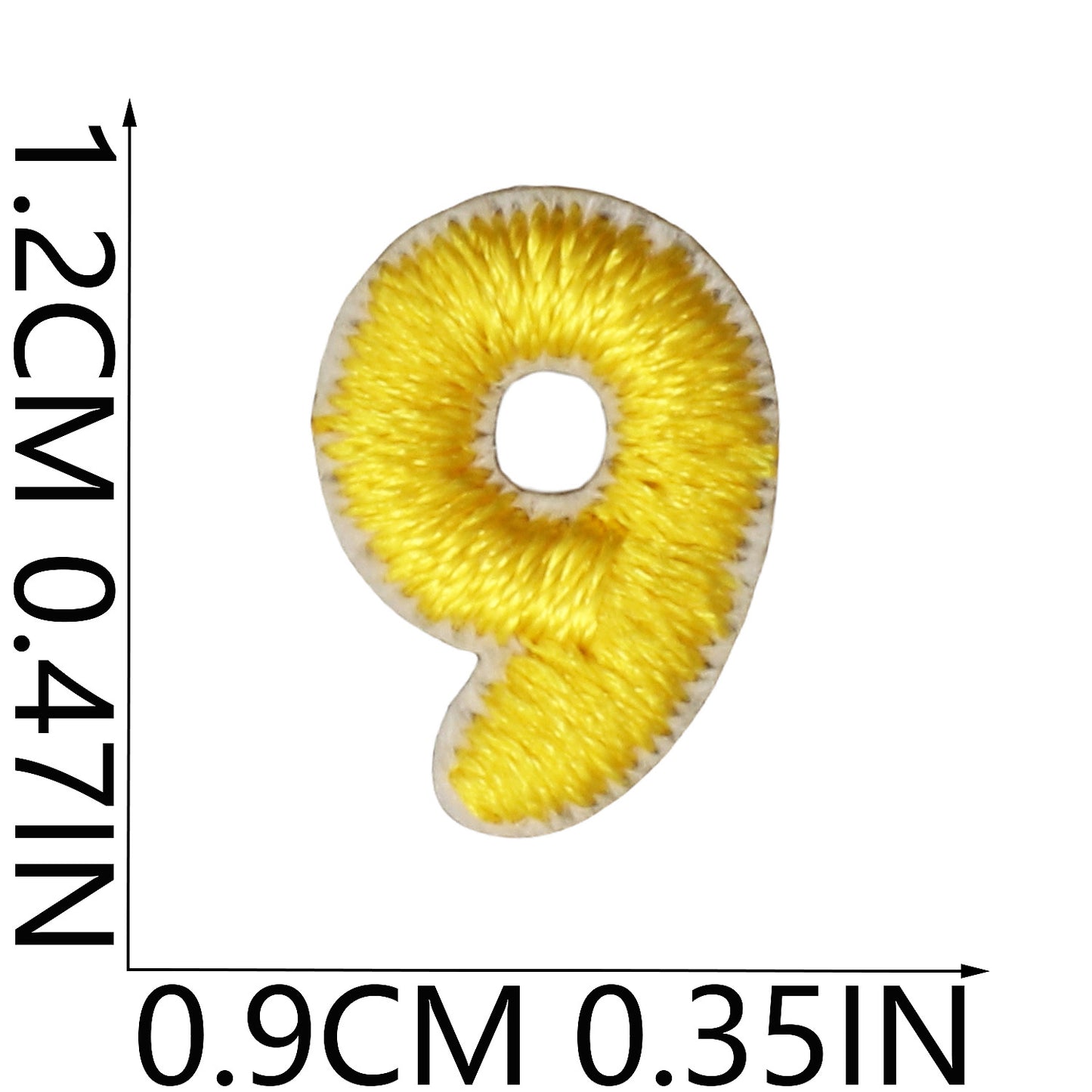 colorful Mini Embroidered Letter Patches A-Z & Number Patches 0–9| Iron-On Alphabet
