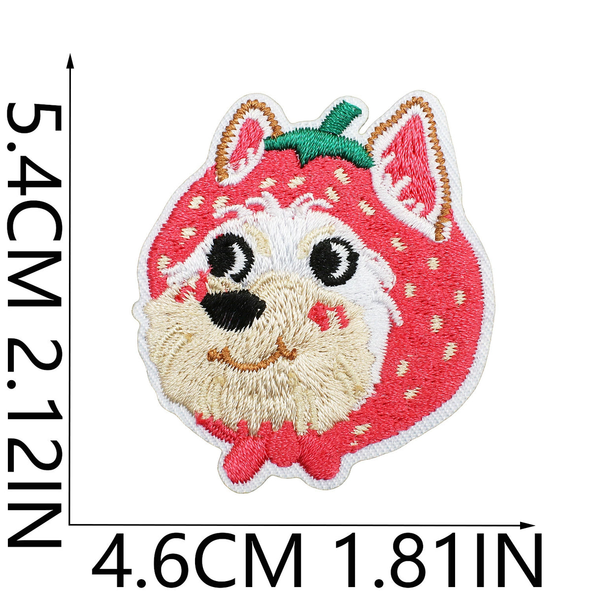 Cartoon Dog Embroidered Patch Animal Fabric Badge for Garment Bag Decoration