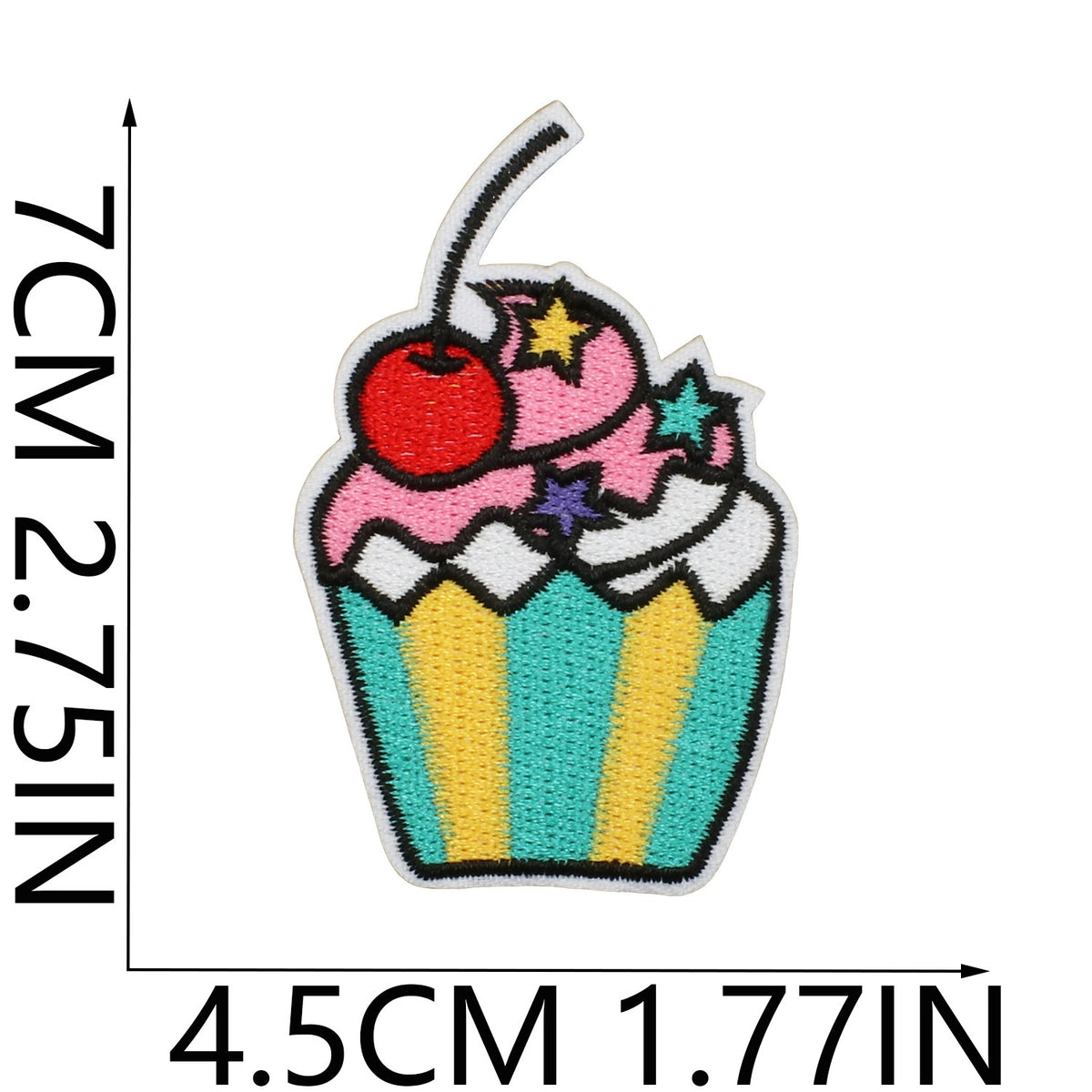 Ready to Ship Cute Unicorn Rainbow Embroidered Patch Set Cartoon Animal Iron on Patches for Kids Clothes Bags