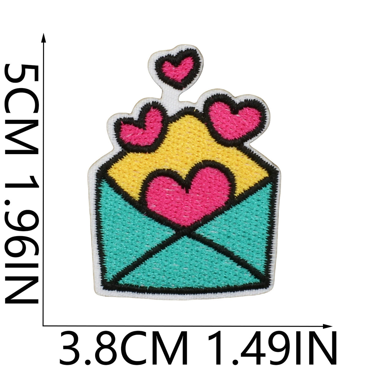 Ready to Ship Cute Unicorn Rainbow Embroidered Patch Set Cartoon Animal Iron on Patches for Kids Clothes Bags