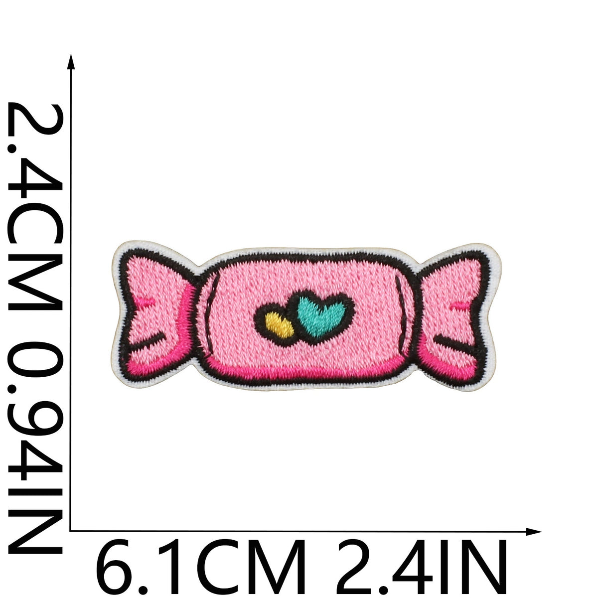Ready to Ship Cute Unicorn Rainbow Embroidered Patch Set Cartoon Animal Iron on Patches for Kids Clothes Bags