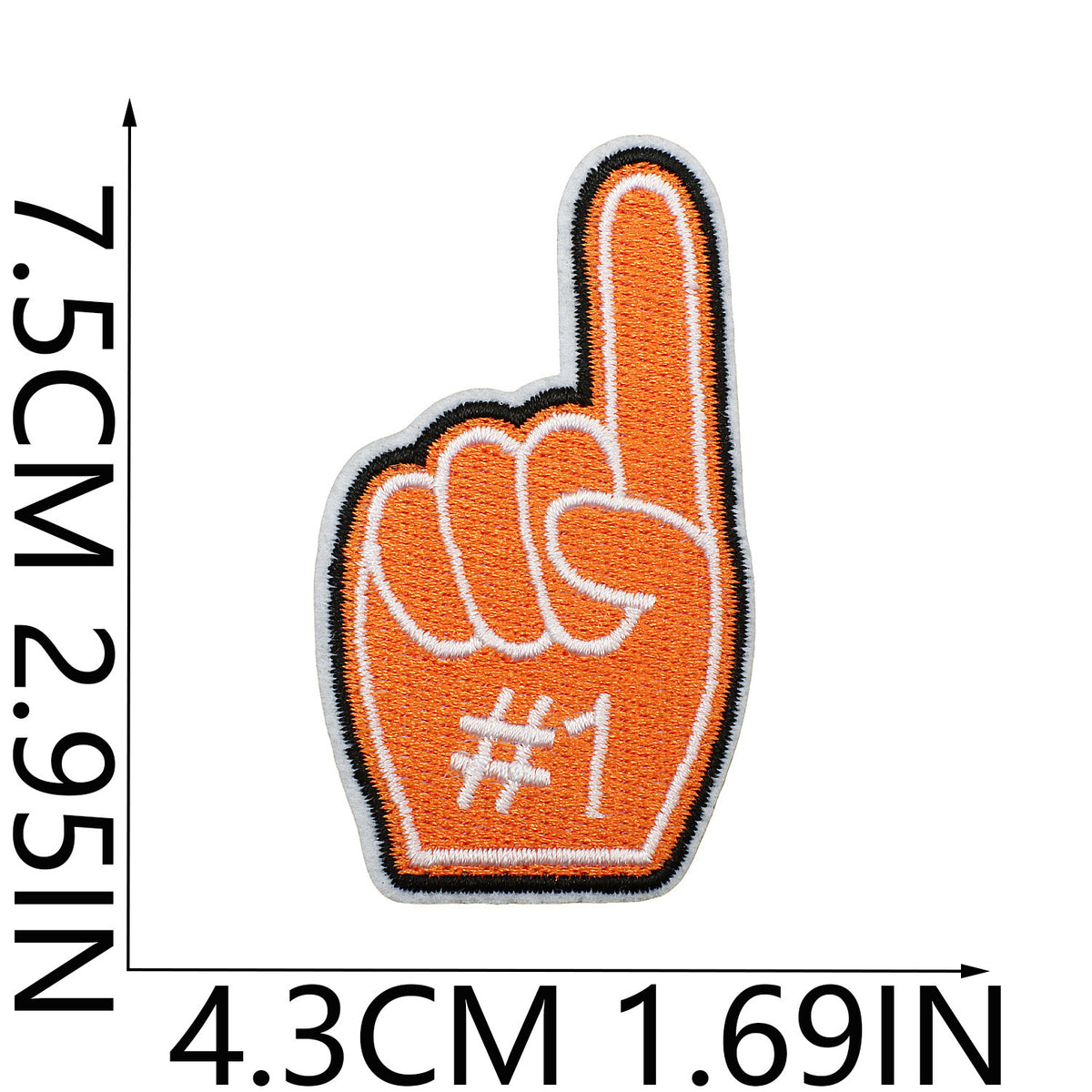 Game Day American Football Iron On Embroidered Patch Set for Clothing, Denim Jackets & Bags