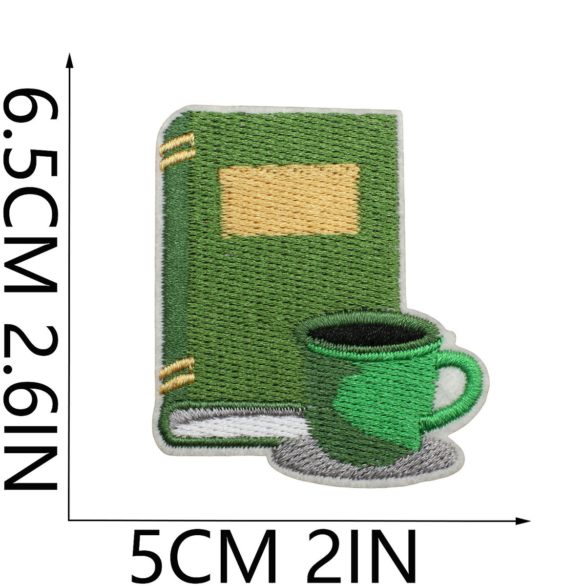 Green Fairy Embroidered Camera Iron-On Patch