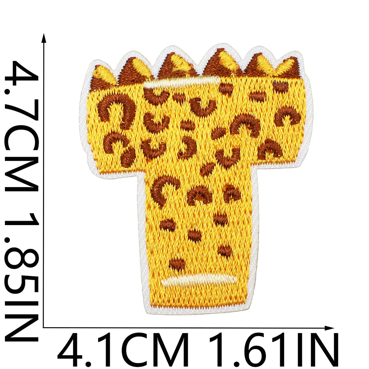 Cute Dinosaur Alphabet Embroidery Patches Iron On Cartoon Letter Applique for Kids Clothes Backpack DIY Decoration