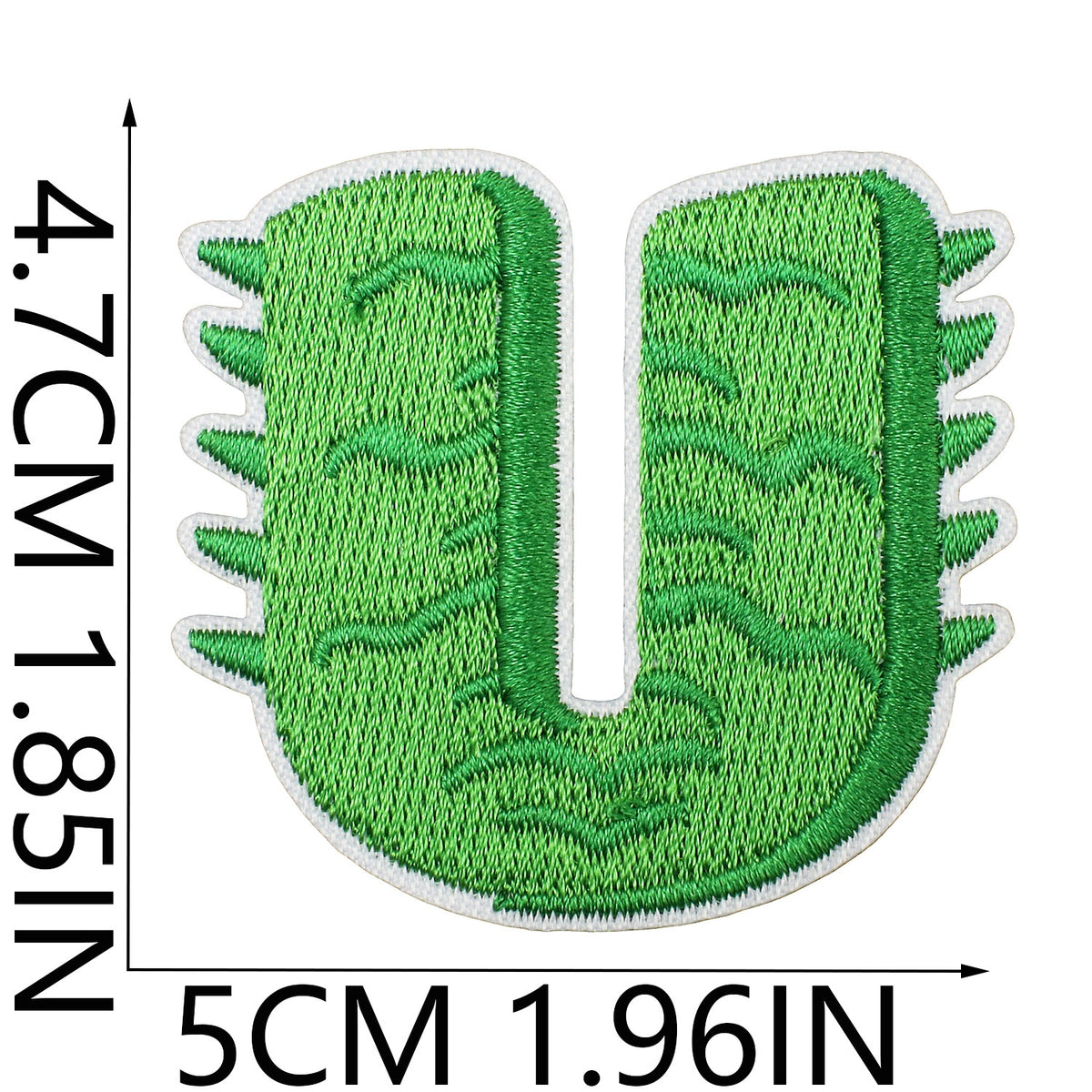 Cute Dinosaur Alphabet Embroidery Patches Iron On Cartoon Letter Applique for Kids Clothes Backpack DIY Decoration