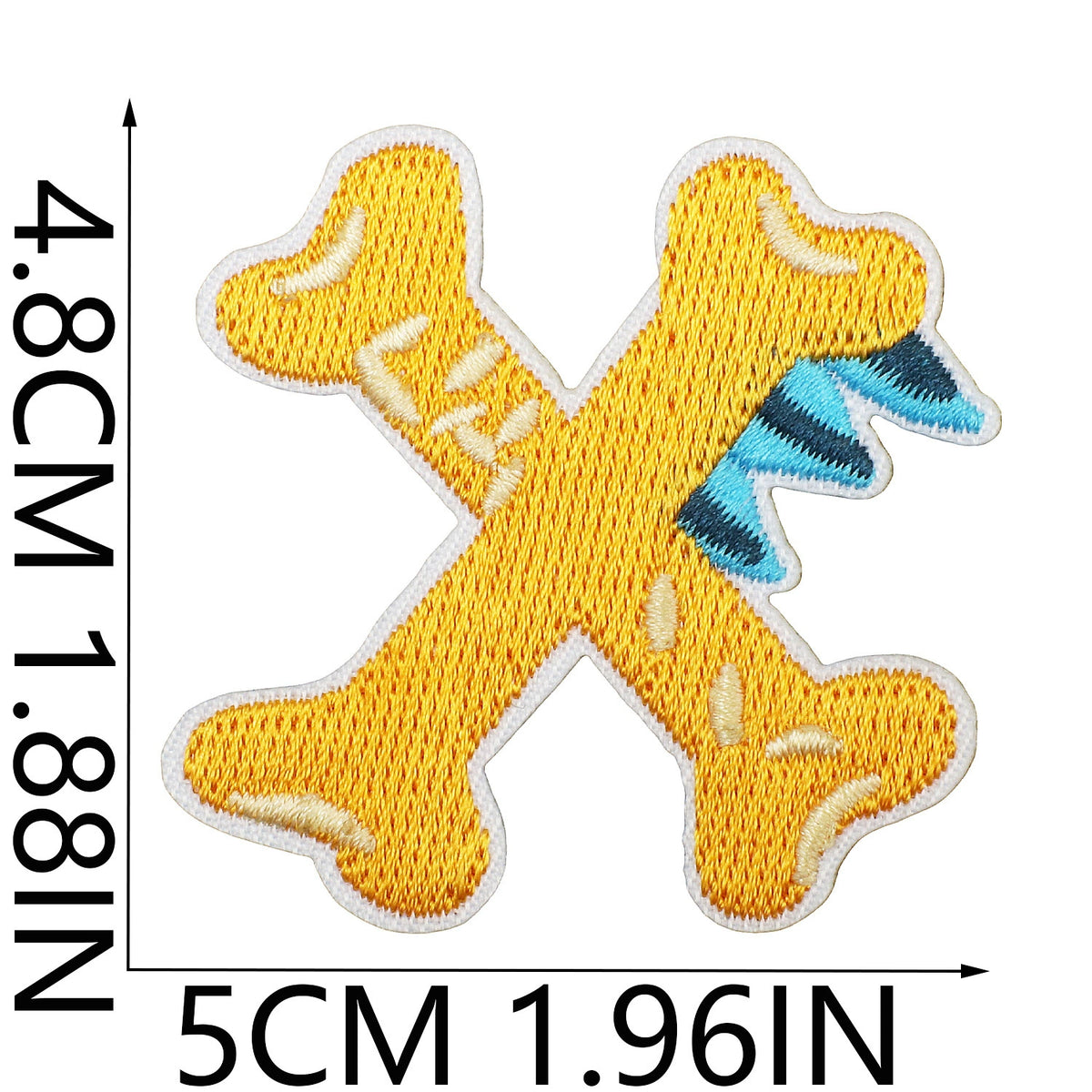 Cute Dinosaur Alphabet Embroidery Patches Iron On Cartoon Letter Applique for Kids Clothes Backpack DIY Decoration