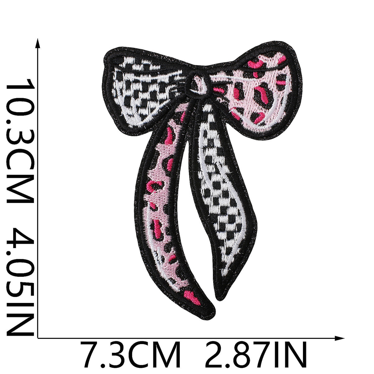 Trendy Lips Embroidered Iron-On Patch