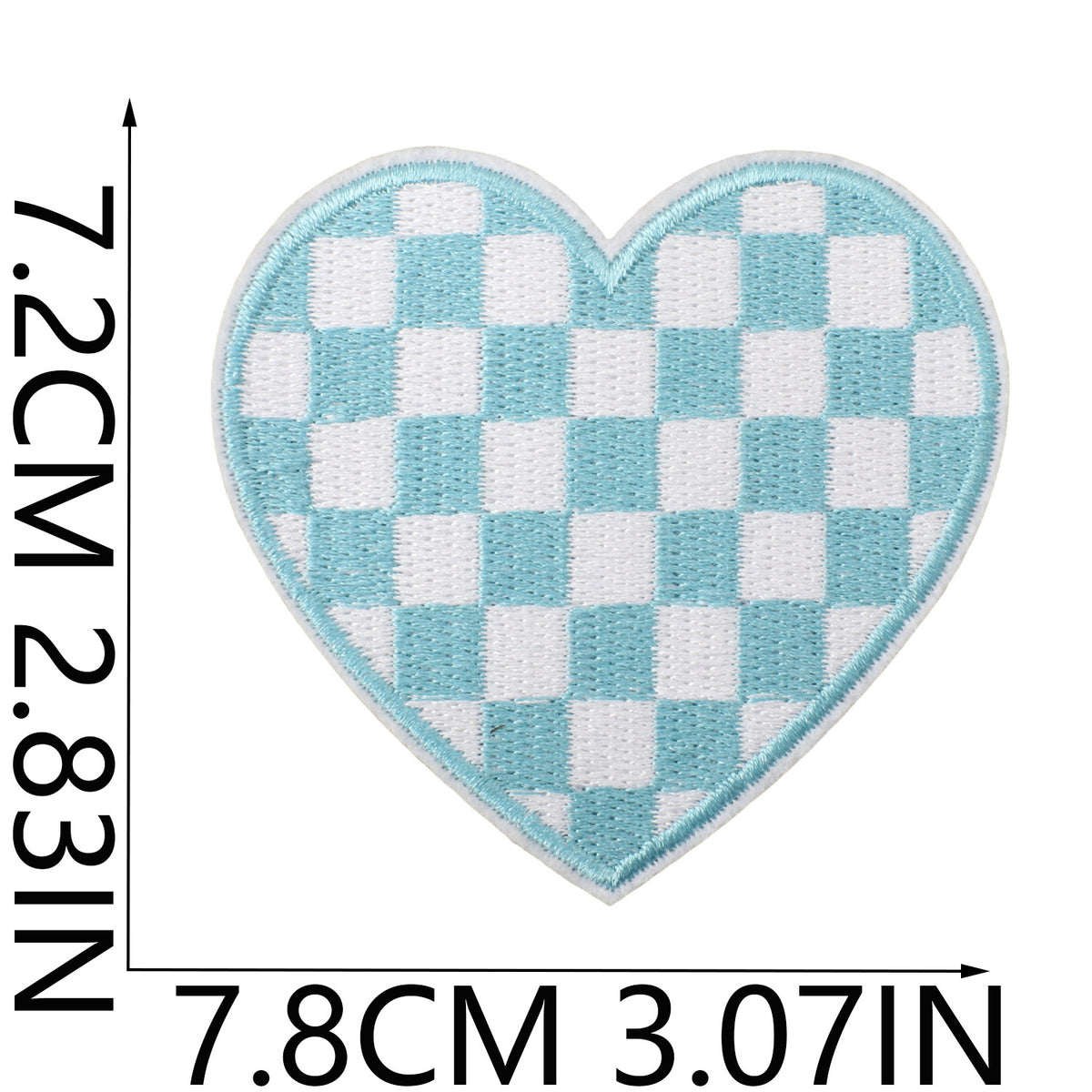 Game Day Denim Embroidered Iron-On Patch