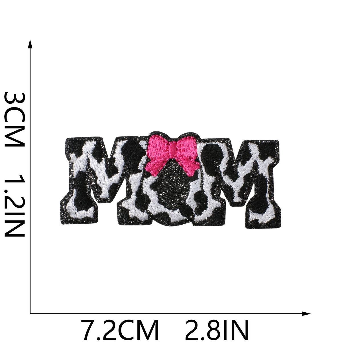 Fuchsia Bohemian Embroidered Iron-On Patch