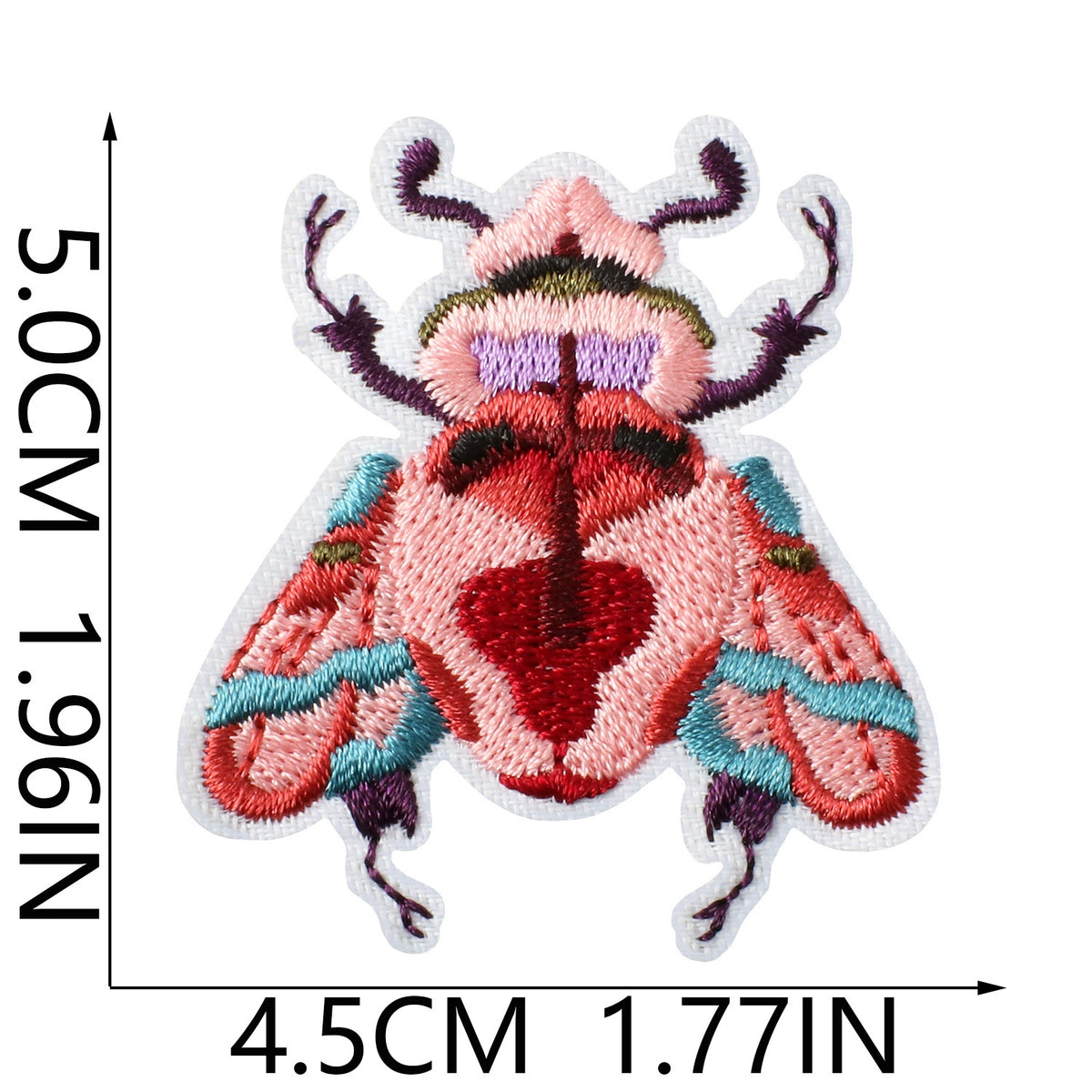 Insect Beetle Embroidered Patch Set 30Pcs, Decorative Iron on Patches for Clothing Jacket Backpack DIY Sewing Applique