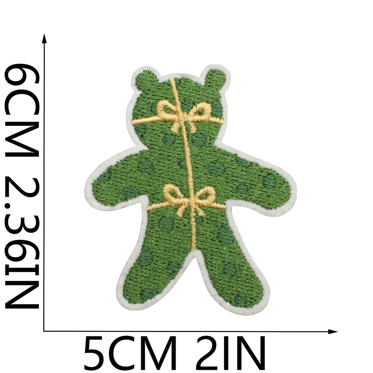 Green Fairy Embroidered Camera Iron-On Patch