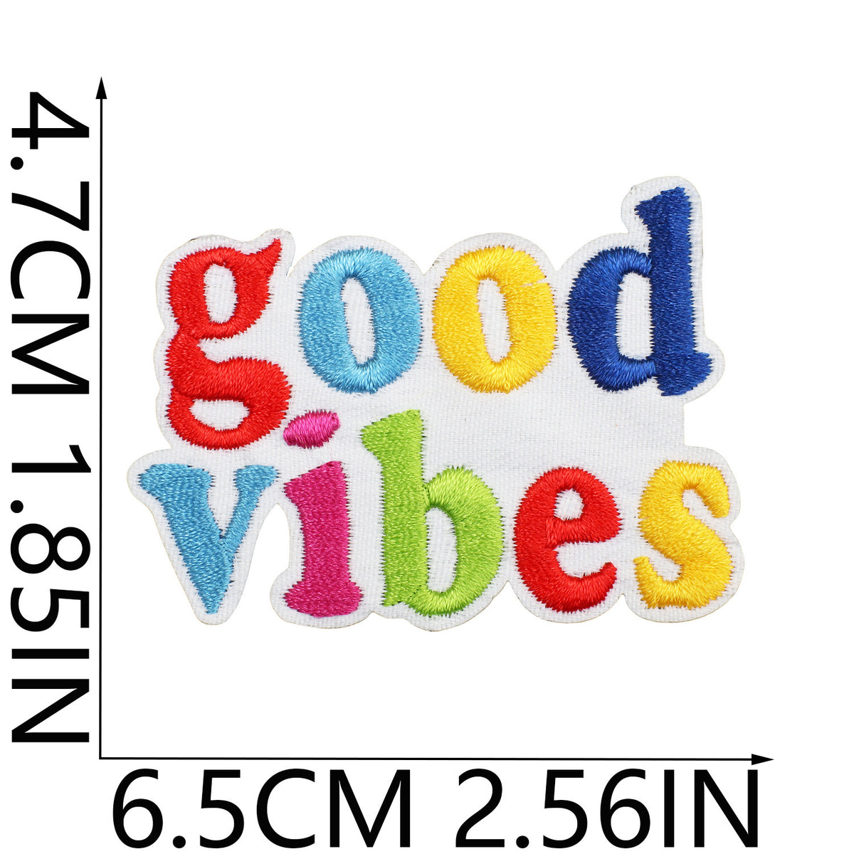 Colorful Embroidered Iron-On Patch