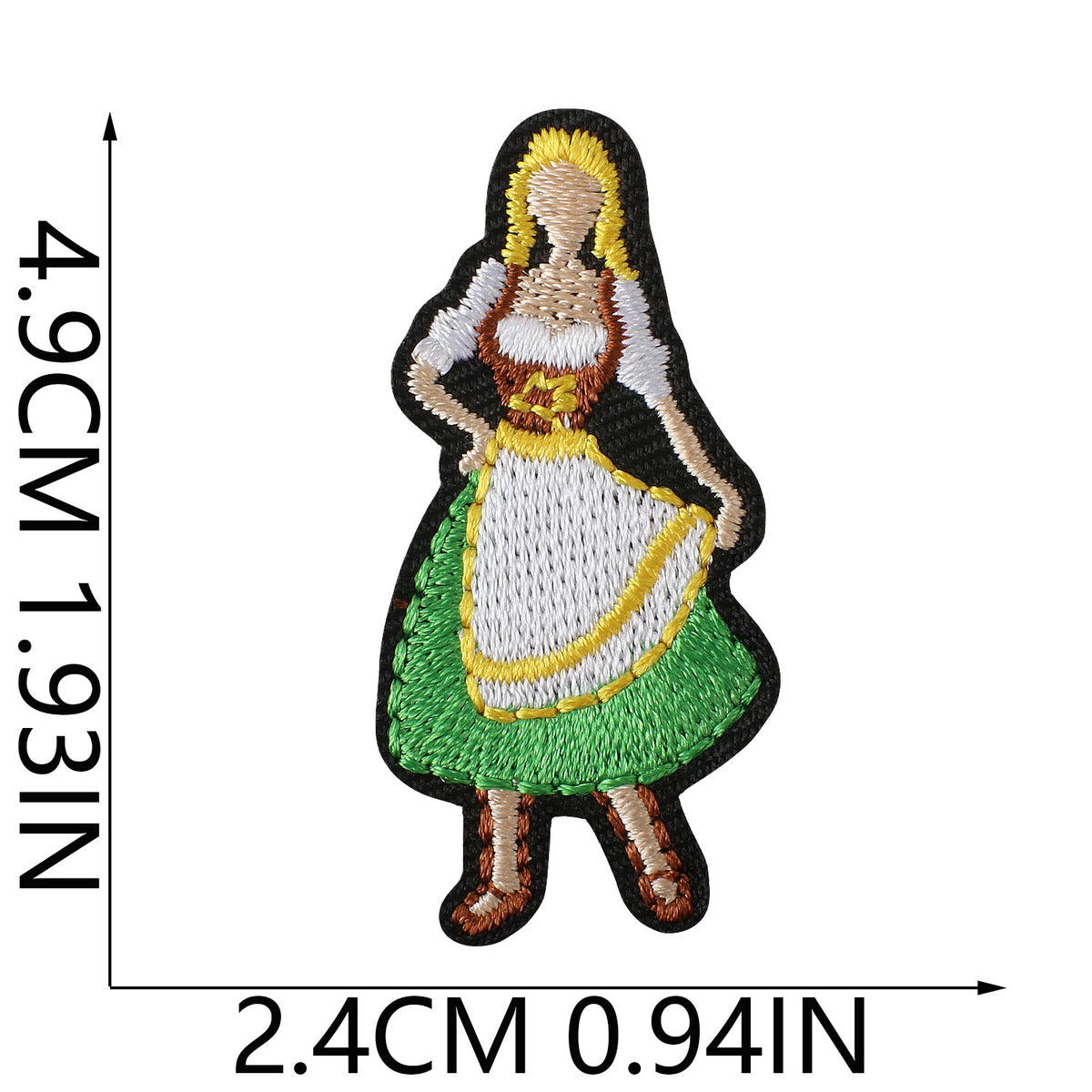 Oktoberfest Beer Mug Embroidered Iron-On Patch