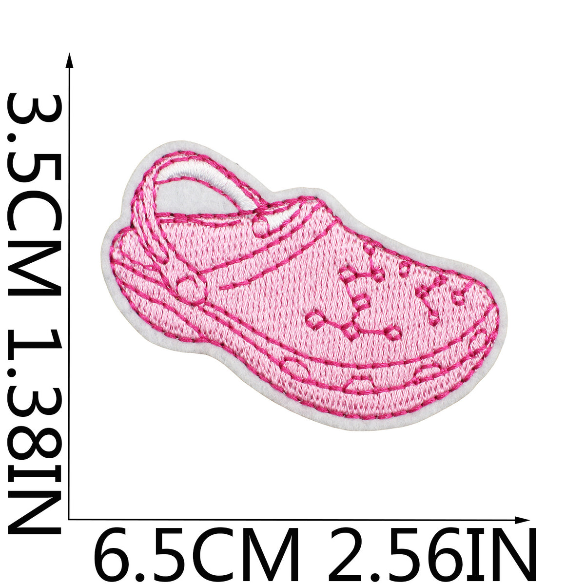 Pink Python Denim Cowboy Hat Embroidered Iron-On Patch
