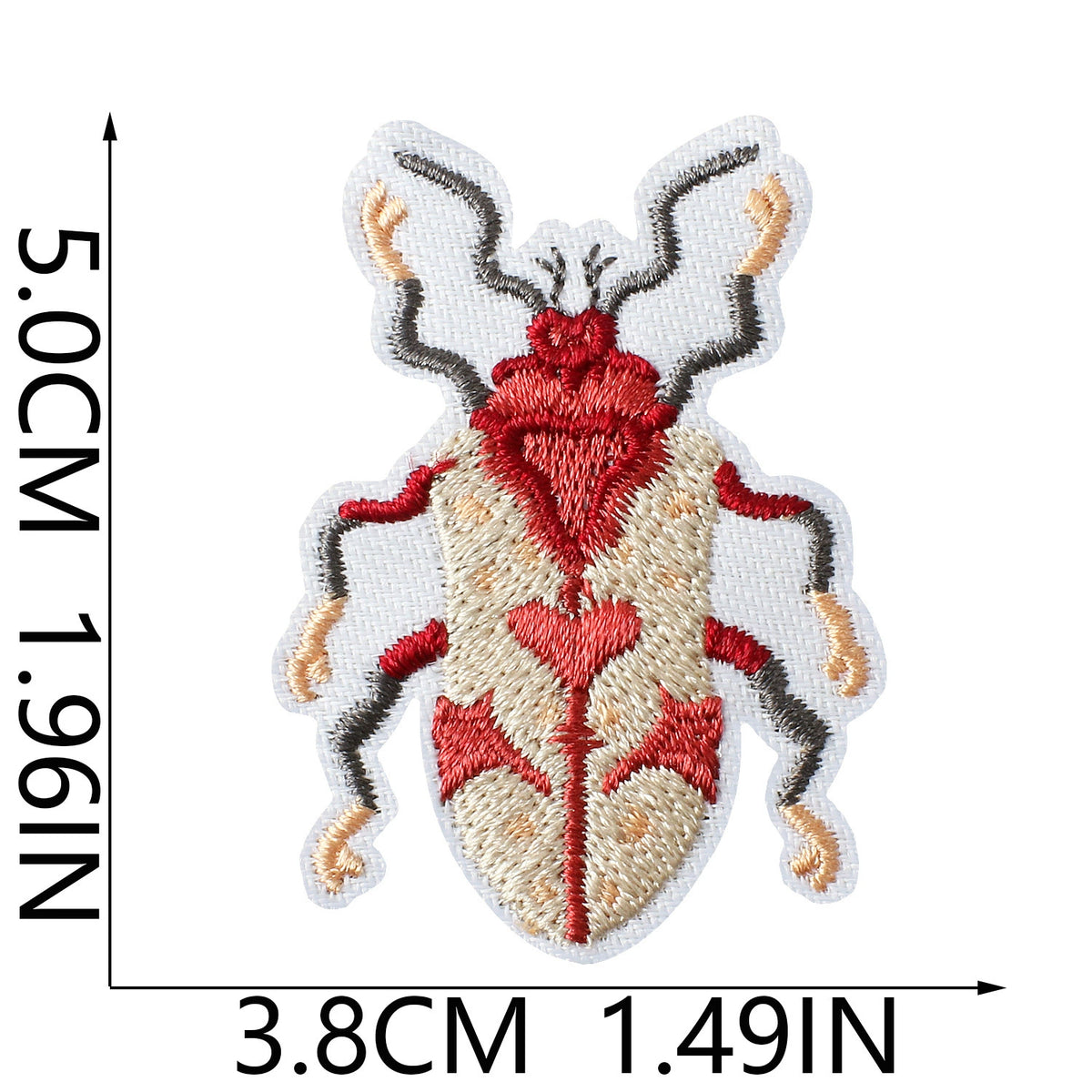 Insect Beetle Embroidered Patch Set 30Pcs, Decorative Iron on Patches for Clothing Jacket Backpack DIY Sewing Applique