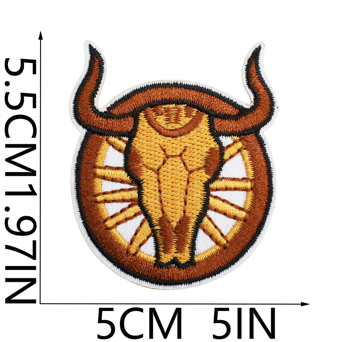 Bounty Hunter Cowboy Western Embroidered Iron‑On Patches