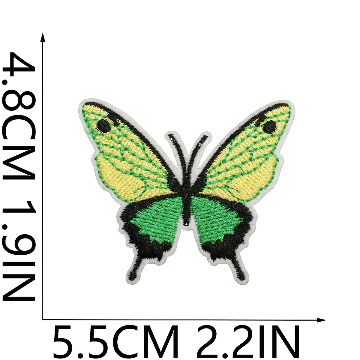 Green Fairy Embroidered Camera Iron-On Patch