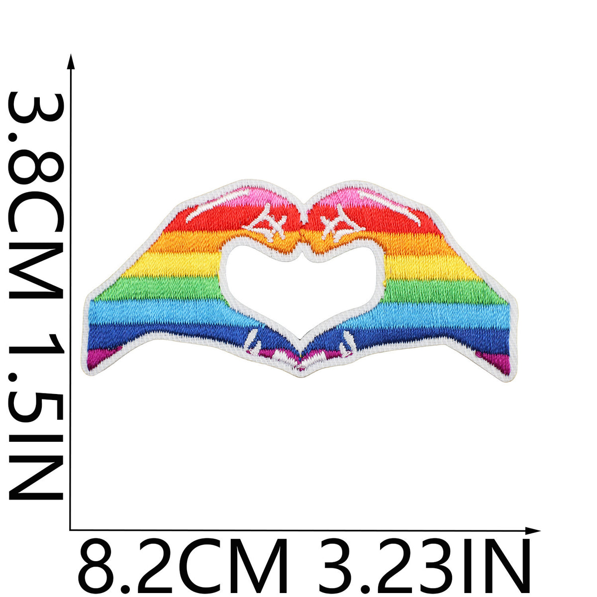 Colorful Embroidered Iron-On Patch