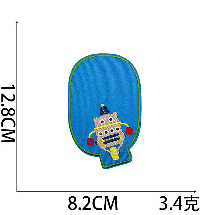 Denim Knee Repair Embroidered Patch – Iron On Sew On Jeans Hole Repair Patch