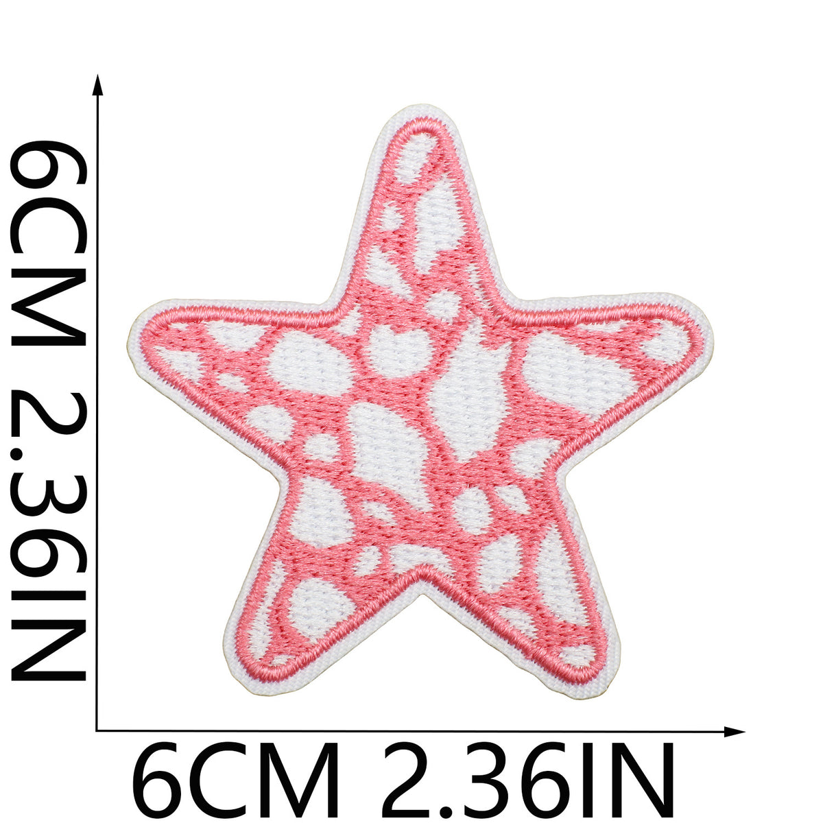 Red Flame Pink Cowgirl Embroidered Iron-On Patch