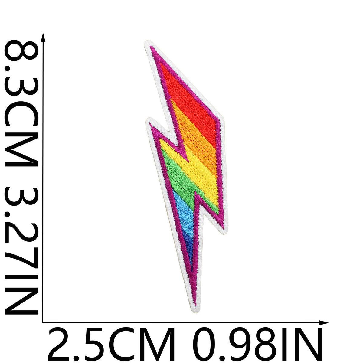 Colorful Embroidered Iron-On Patch