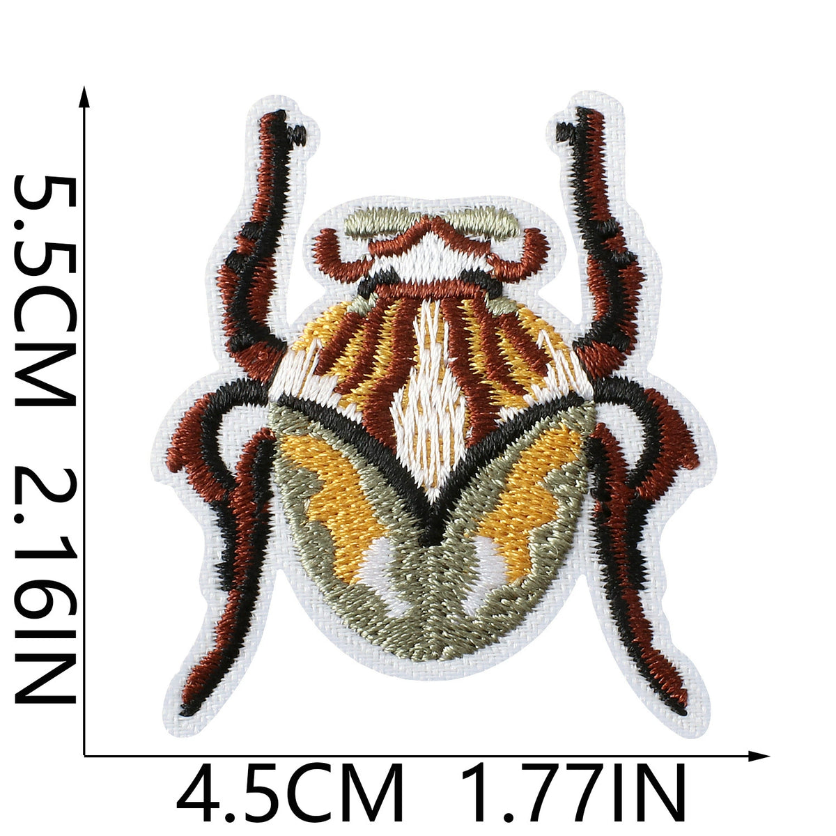 Insect Beetle Embroidered Patch Set 30Pcs, Decorative Iron on Patches for Clothing Jacket Backpack DIY Sewing Applique