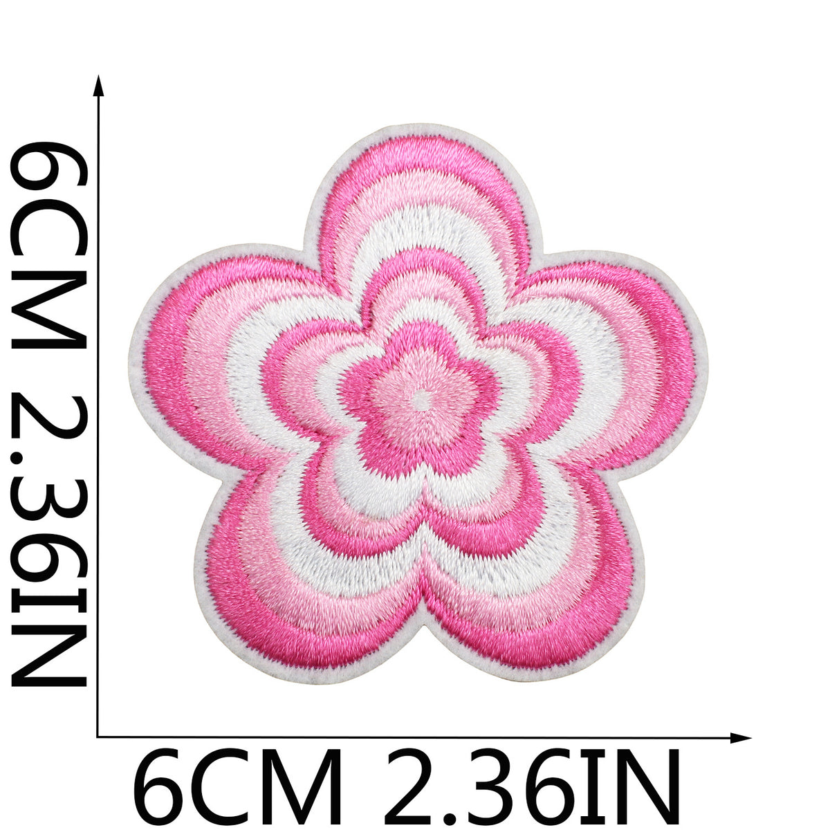 Pink Python Denim Cowboy Hat Embroidered Iron-On Patch