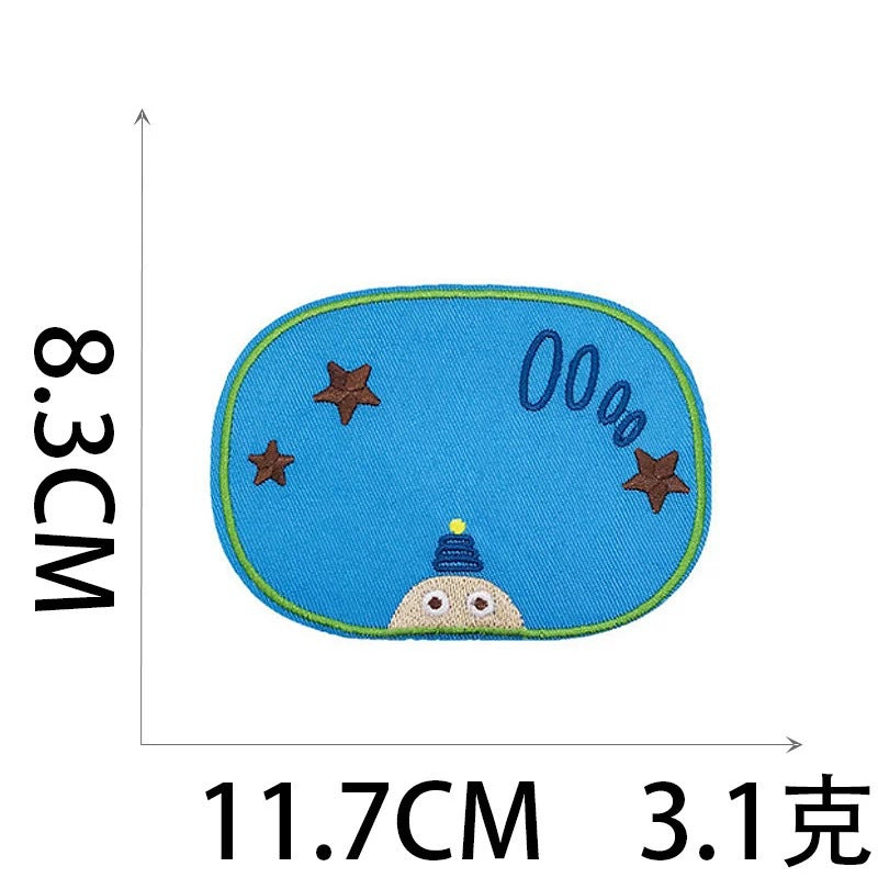 Denim Knee Repair Embroidered Patch – Iron On Sew On Jeans Hole Repair Patch