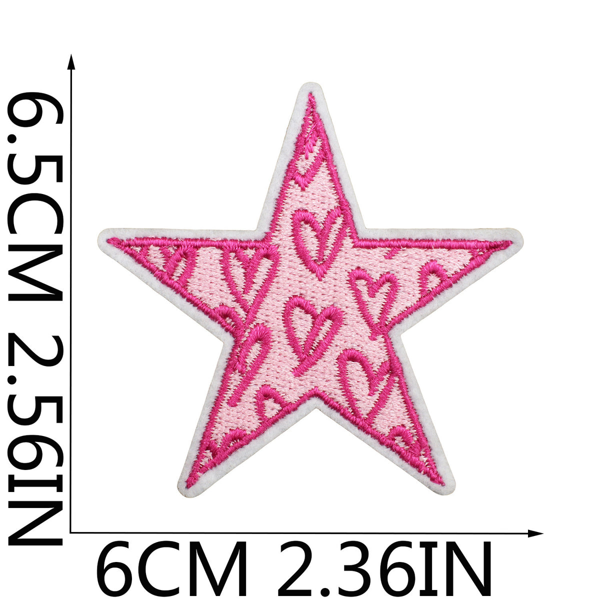 Pink Python Denim Cowboy Hat Embroidered Iron-On Patch