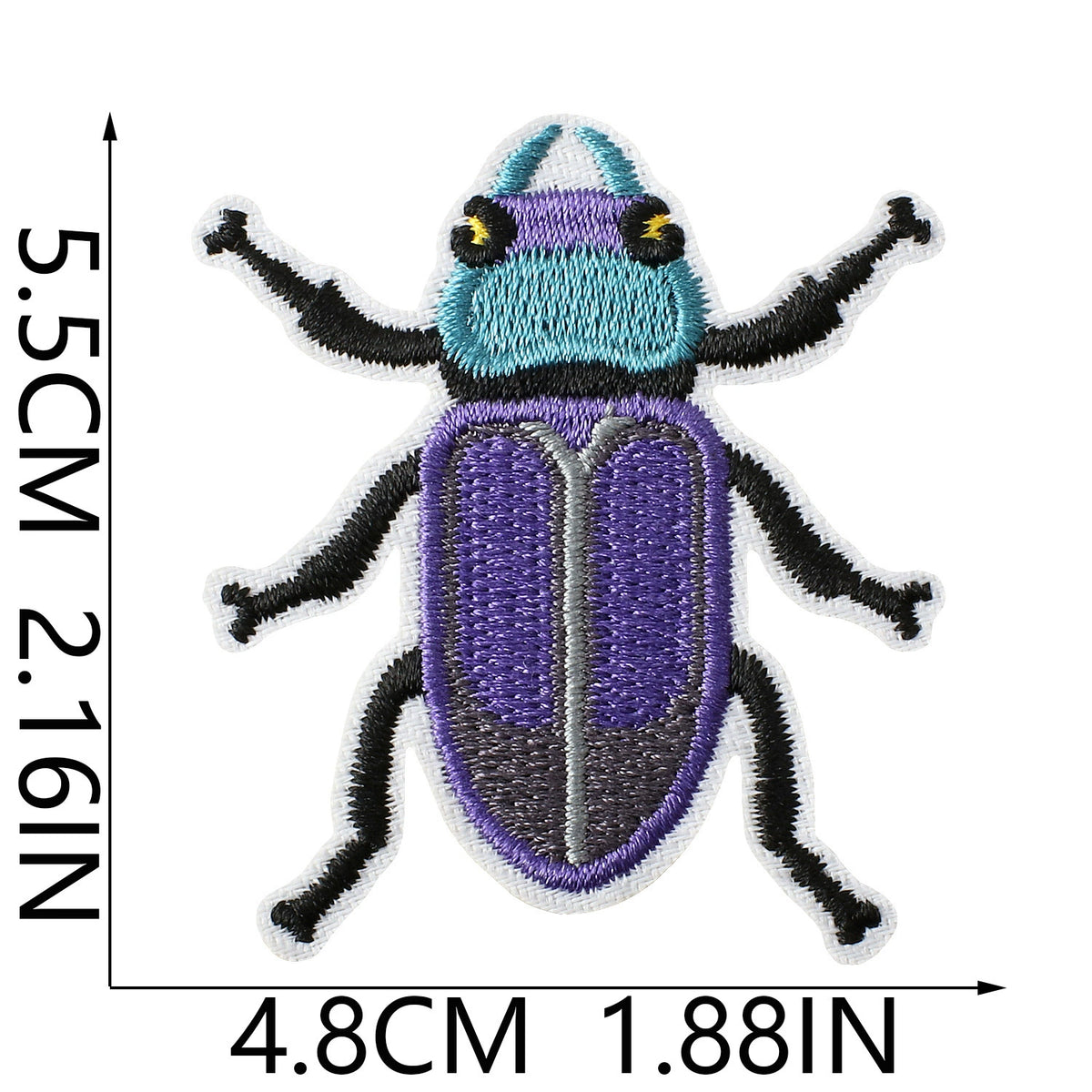 Insect Beetle Embroidered Patch Set 30Pcs, Decorative Iron on Patches for Clothing Jacket Backpack DIY Sewing Applique