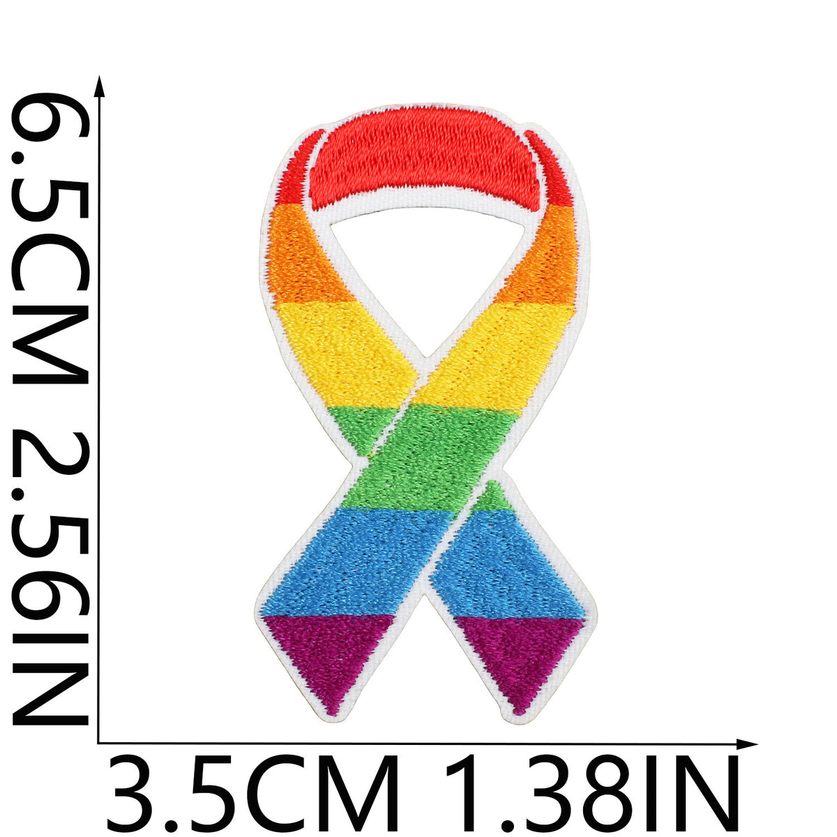 Colorful Embroidered Iron-On Patch