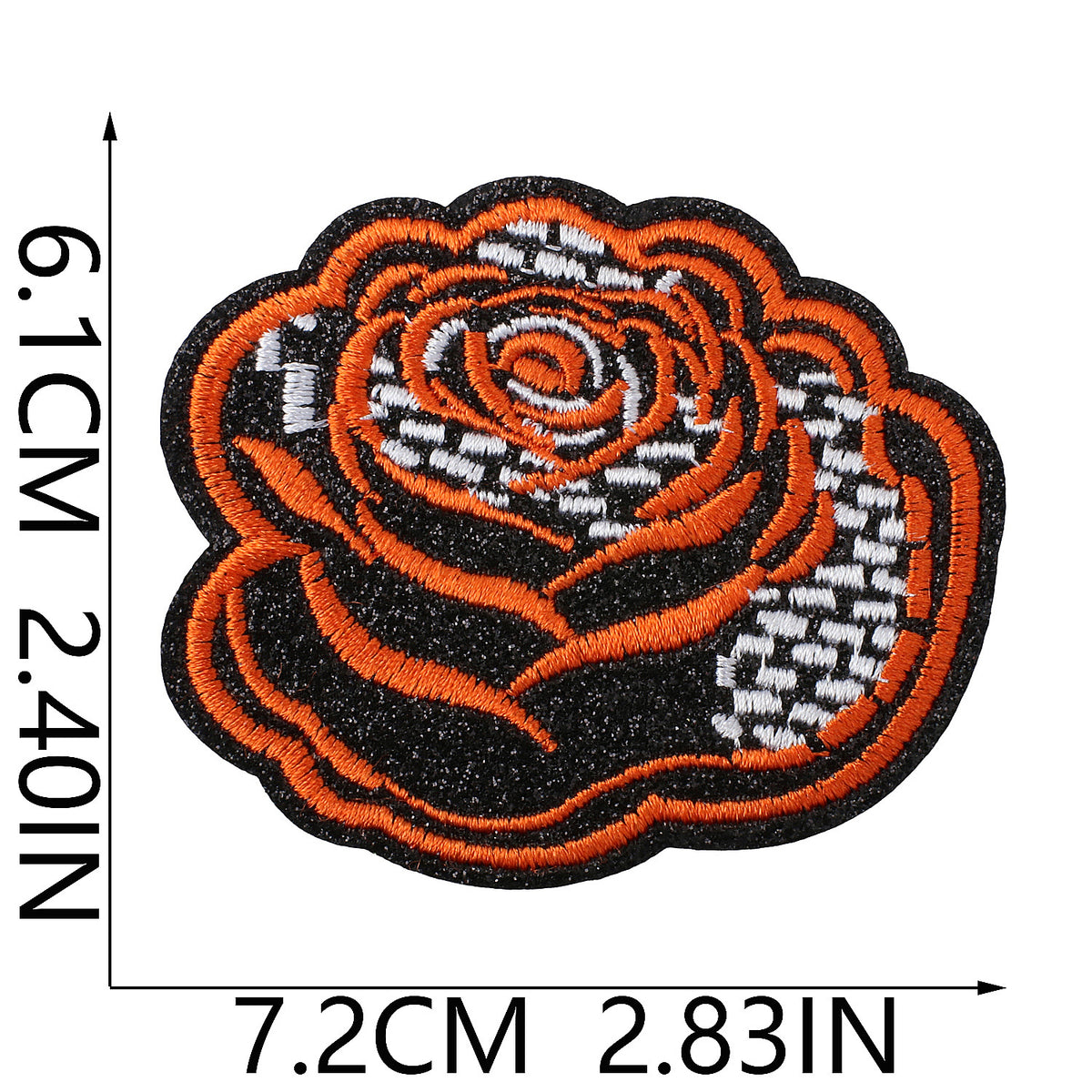 Trendy Lips Embroidered Iron-On Patch