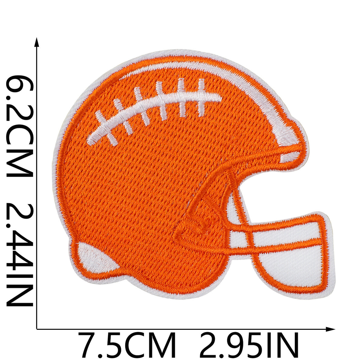 Game Day American Football Iron On Embroidered Patch Set for Clothing, Denim Jackets & Bags
