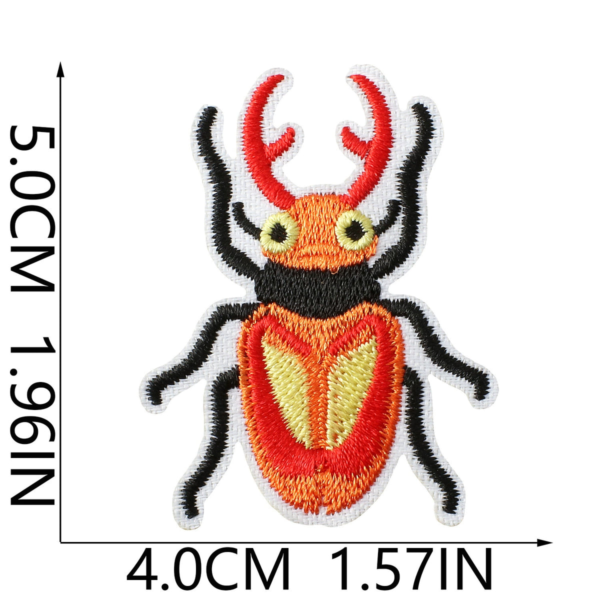 Insect Beetle Embroidered Patch Set 30Pcs, Decorative Iron on Patches for Clothing Jacket Backpack DIY Sewing Applique