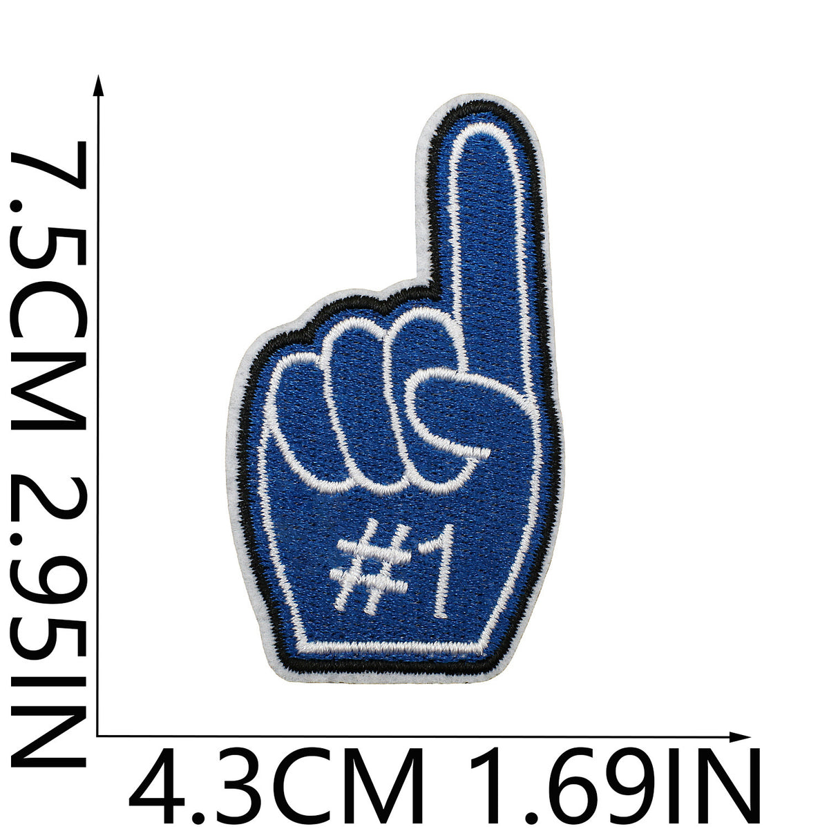 Game Day American Football Iron On Embroidered Patch Set for Clothing, Denim Jackets & Bags