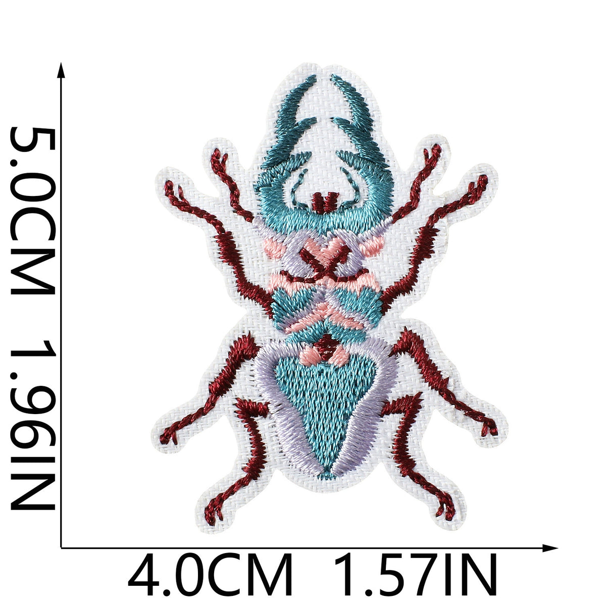 Insect Beetle Embroidered Patch Set 30Pcs, Decorative Iron on Patches for Clothing Jacket Backpack DIY Sewing Applique