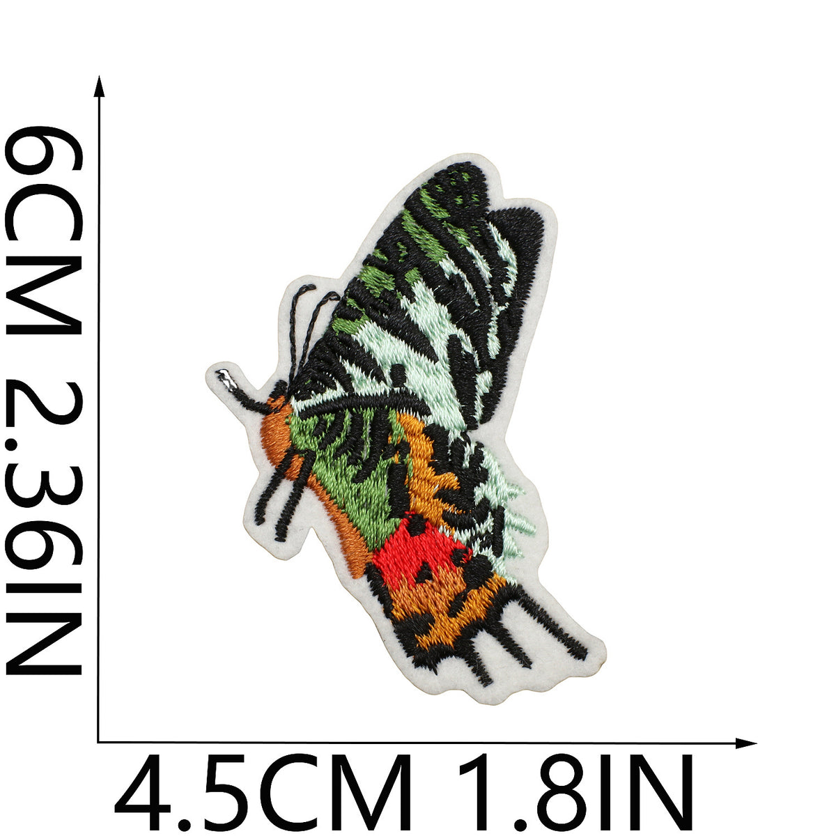 Green Fairy Embroidered Camera Iron-On Patch