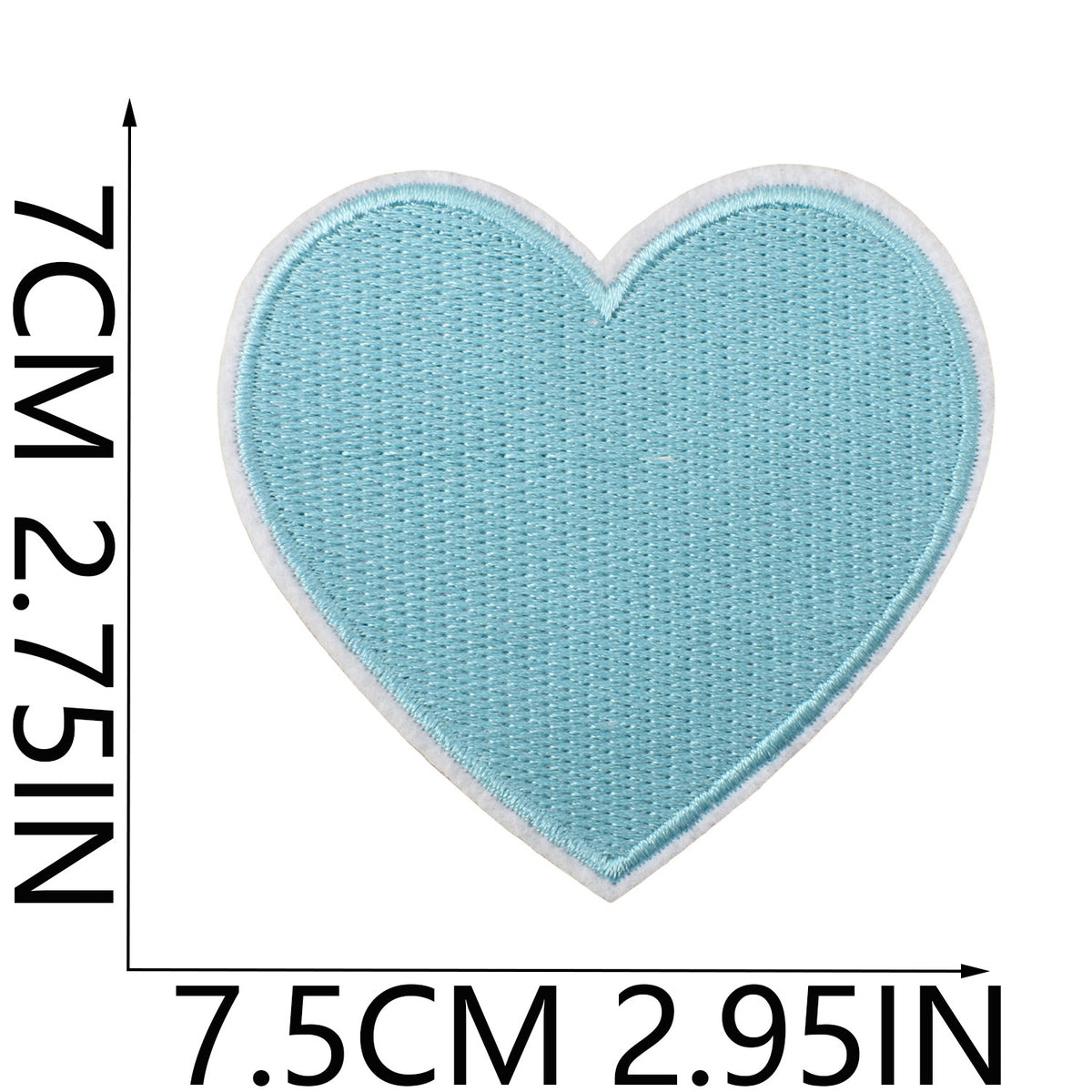 Game Day Denim Embroidered Iron-On Patch