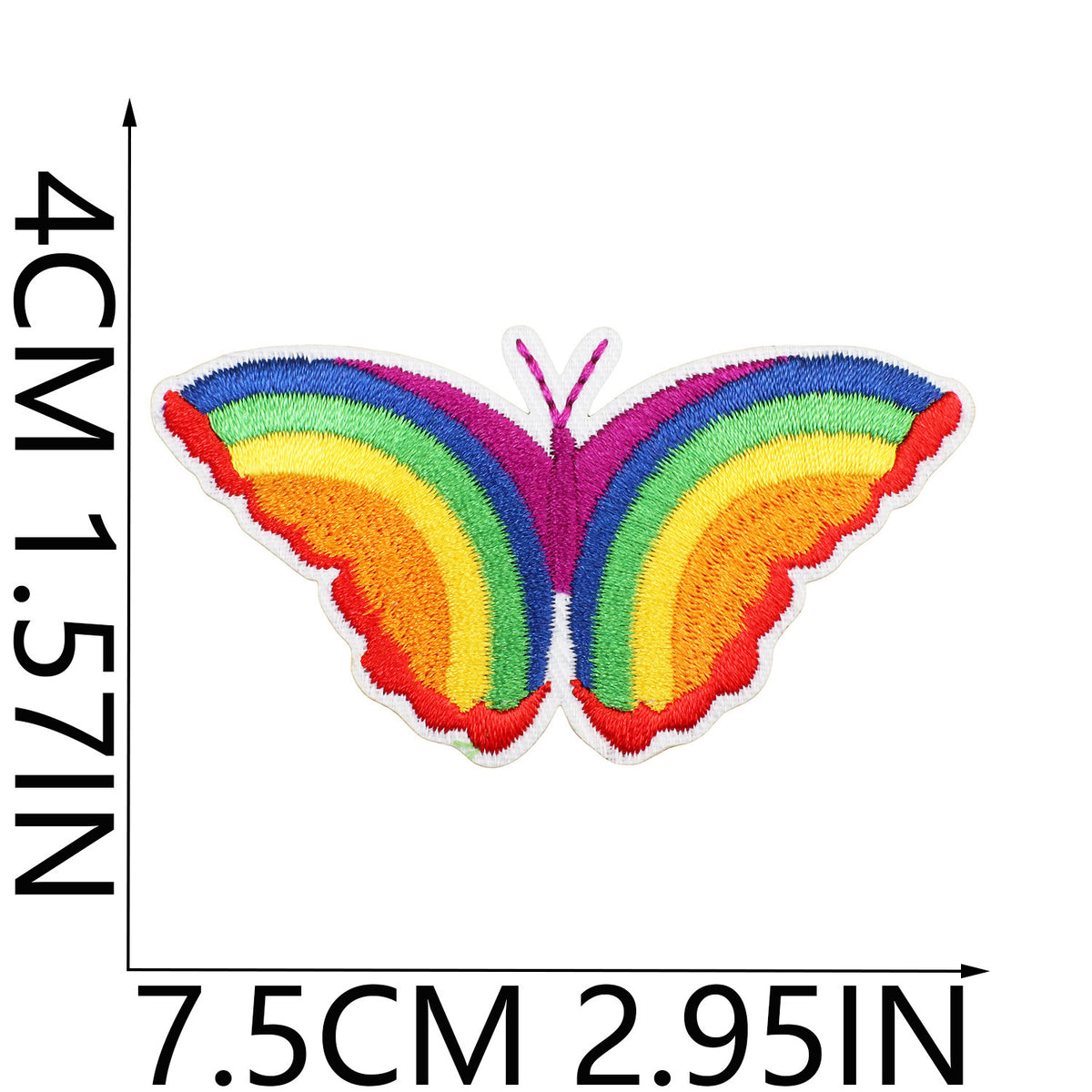 Colorful Embroidered Iron-On Patch