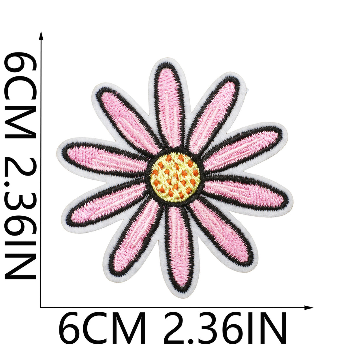 Pink Python Denim Cowboy Hat Embroidered Iron-On Patch