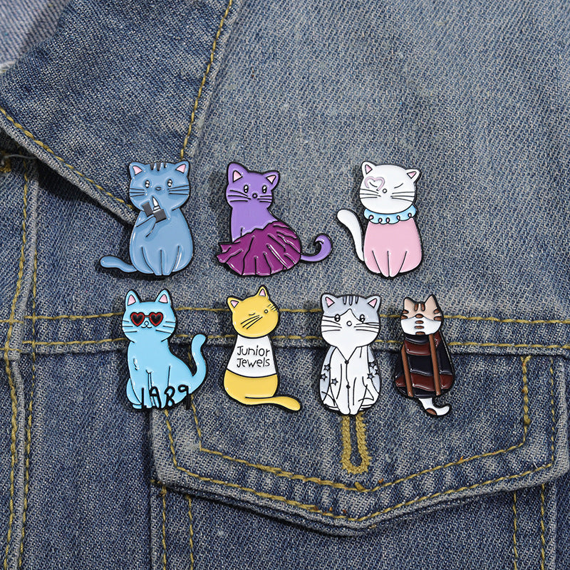Cute & Quirky Cat and Animal Enamel Pins | Adorable Animal Brooches with Fun & Unique Designs