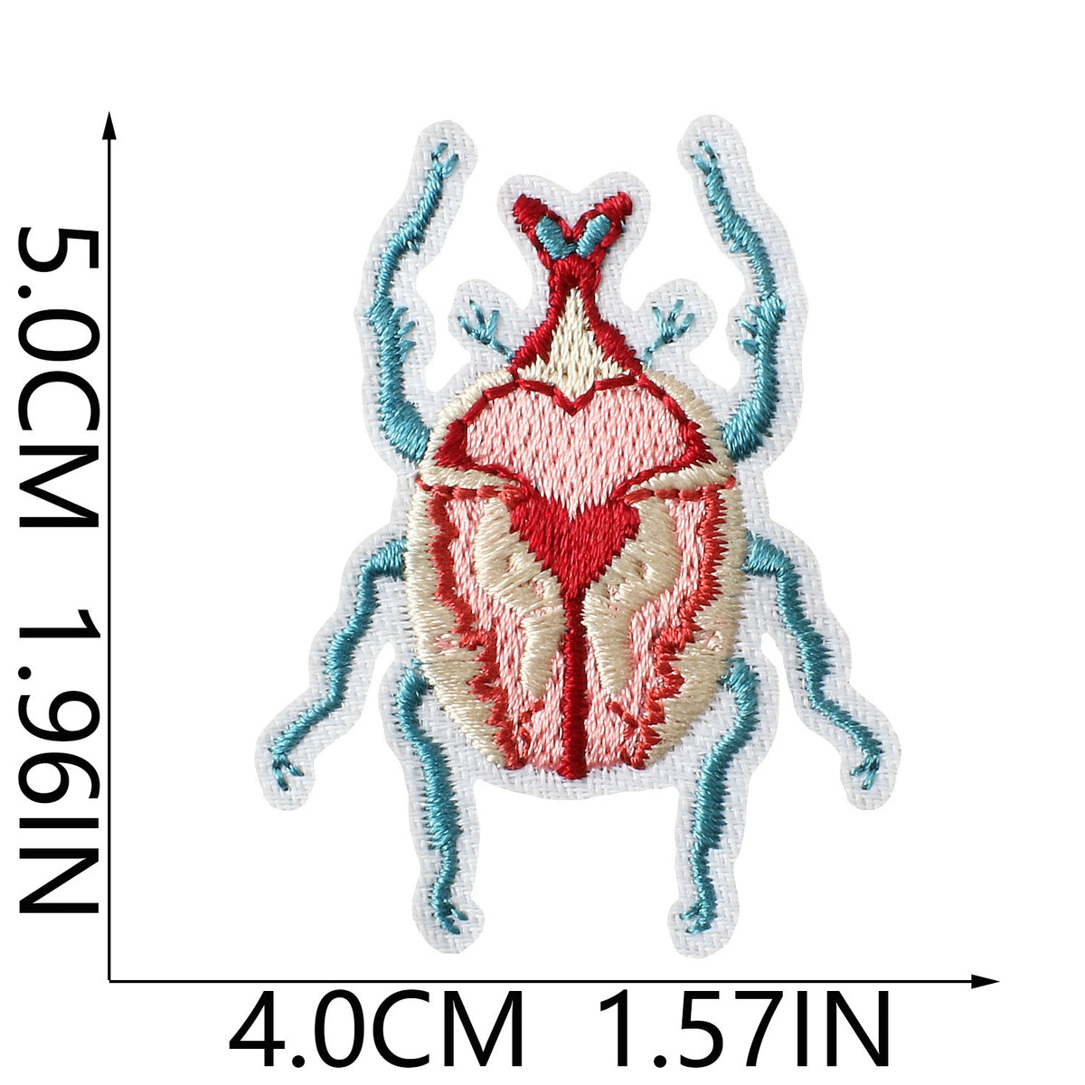 Insect Beetle Embroidered Patch Set 30Pcs, Decorative Iron on Patches for Clothing Jacket Backpack DIY Sewing Applique