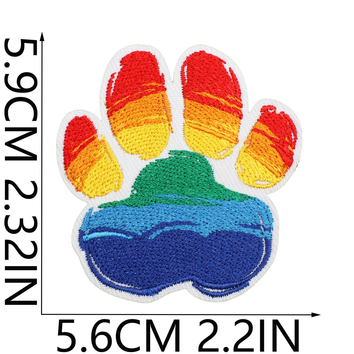 Colorful Embroidered Iron-On Patch