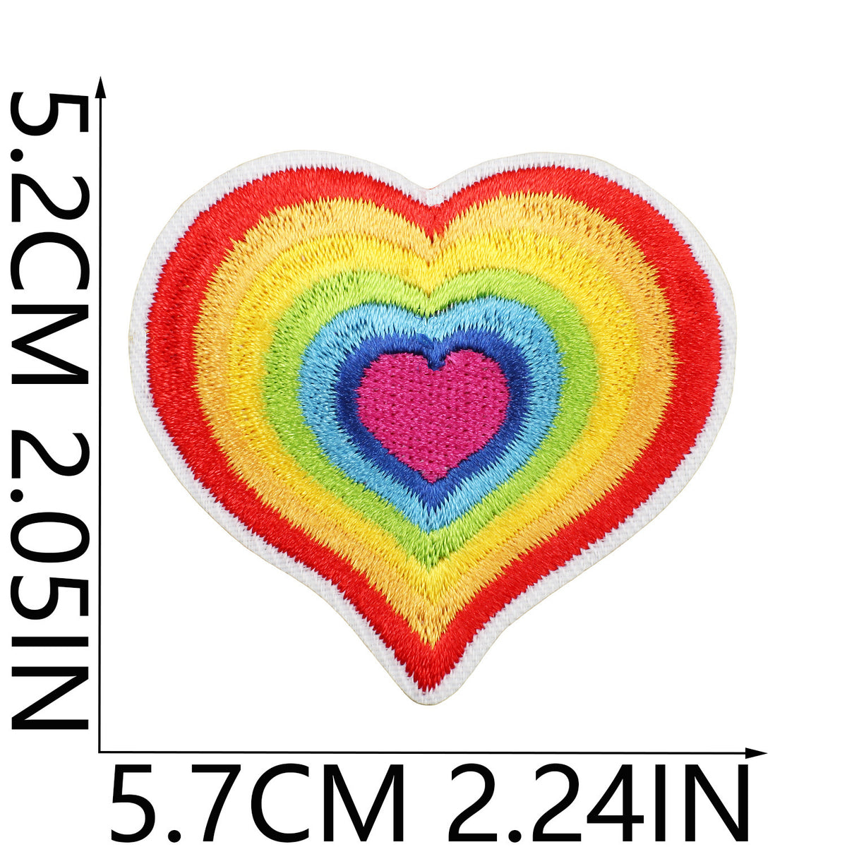Colorful Embroidered Iron-On Patch